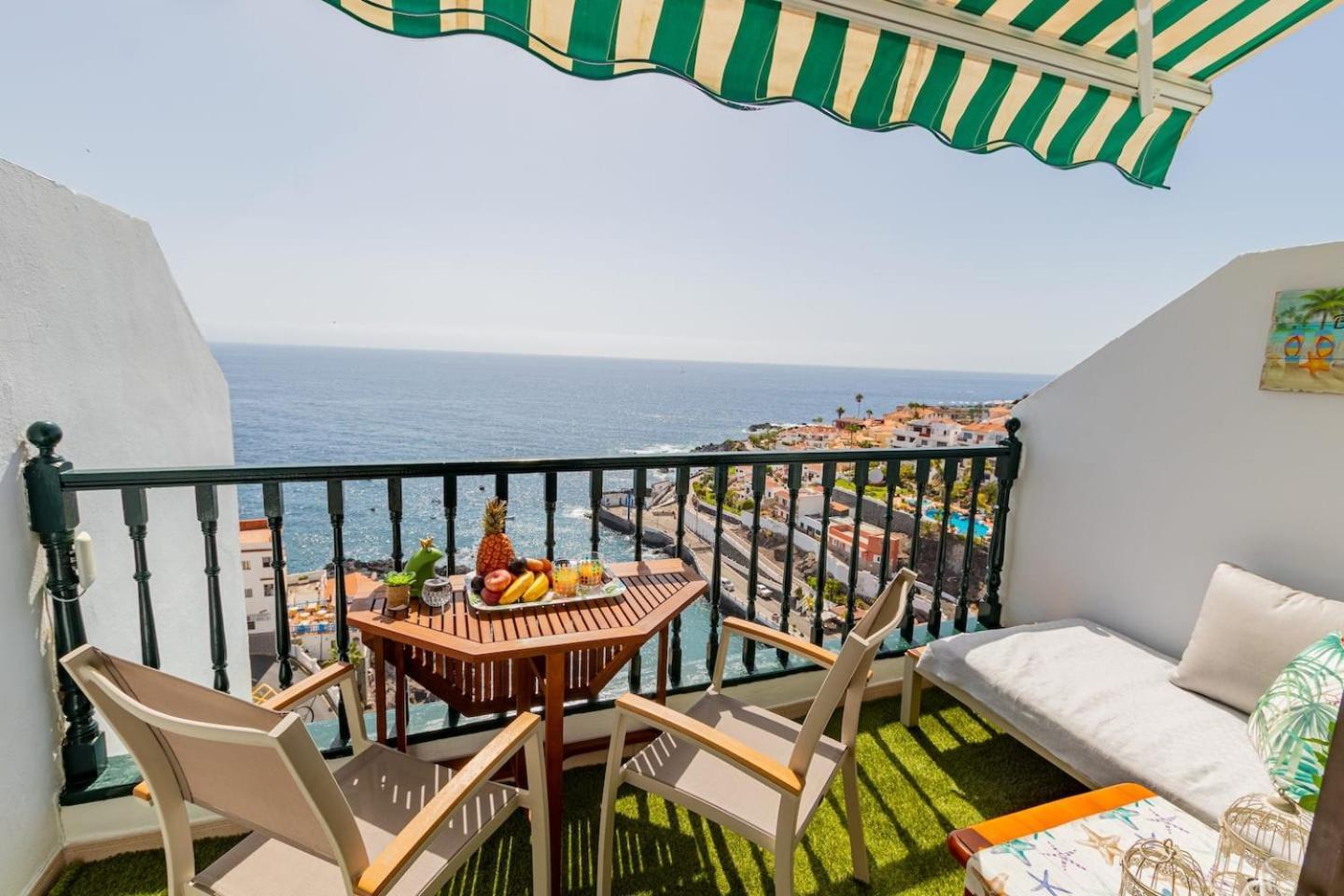 Ocean View Studio Apt By Dream Homes Tenerife 圣地亚哥港 外观 照片